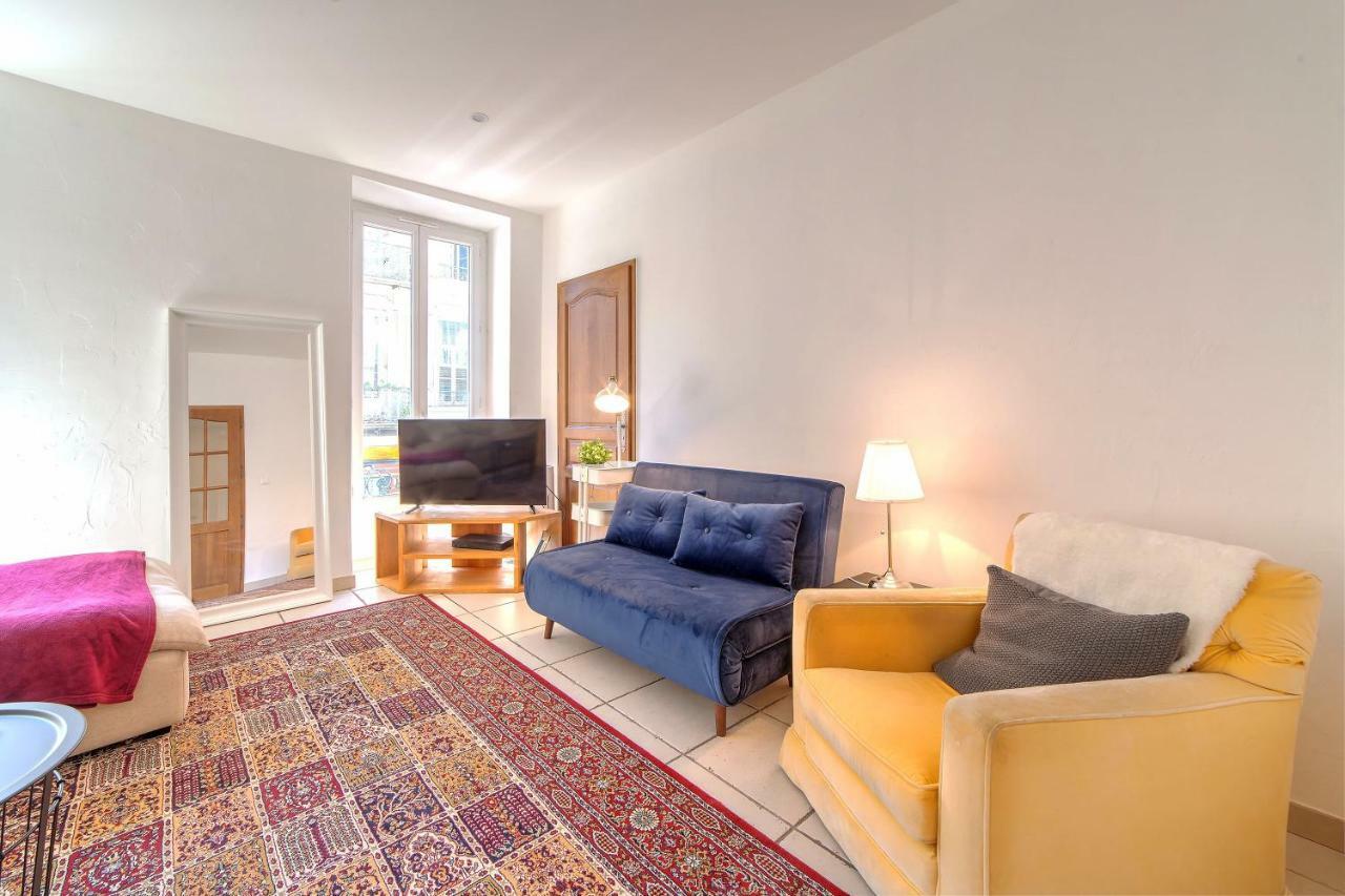 Lovely Large Familial Apartment In Central Nice, Ten Minutes Walk To The Beach! Exteriér fotografie